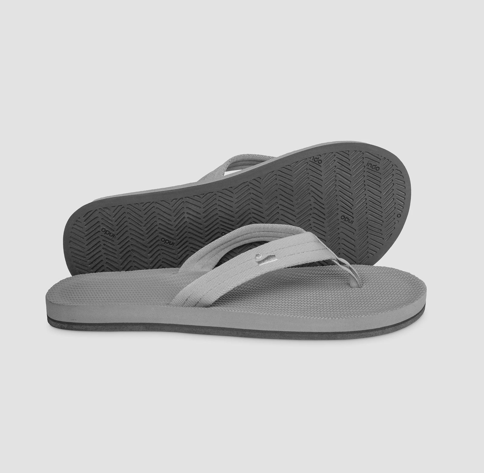 Indosole Men's Flip Flops - Granite