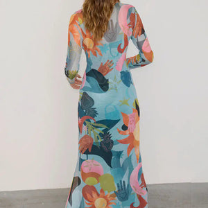 Never Fully Dressed - Balearic Mesh Dress