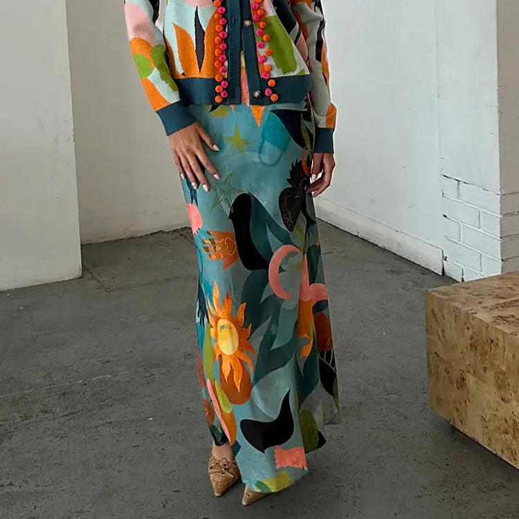 Never Fully Dressed Dorris Skirt - Balearic