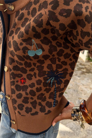 Never Fully Dressed Leopard Cheryl Cardigan