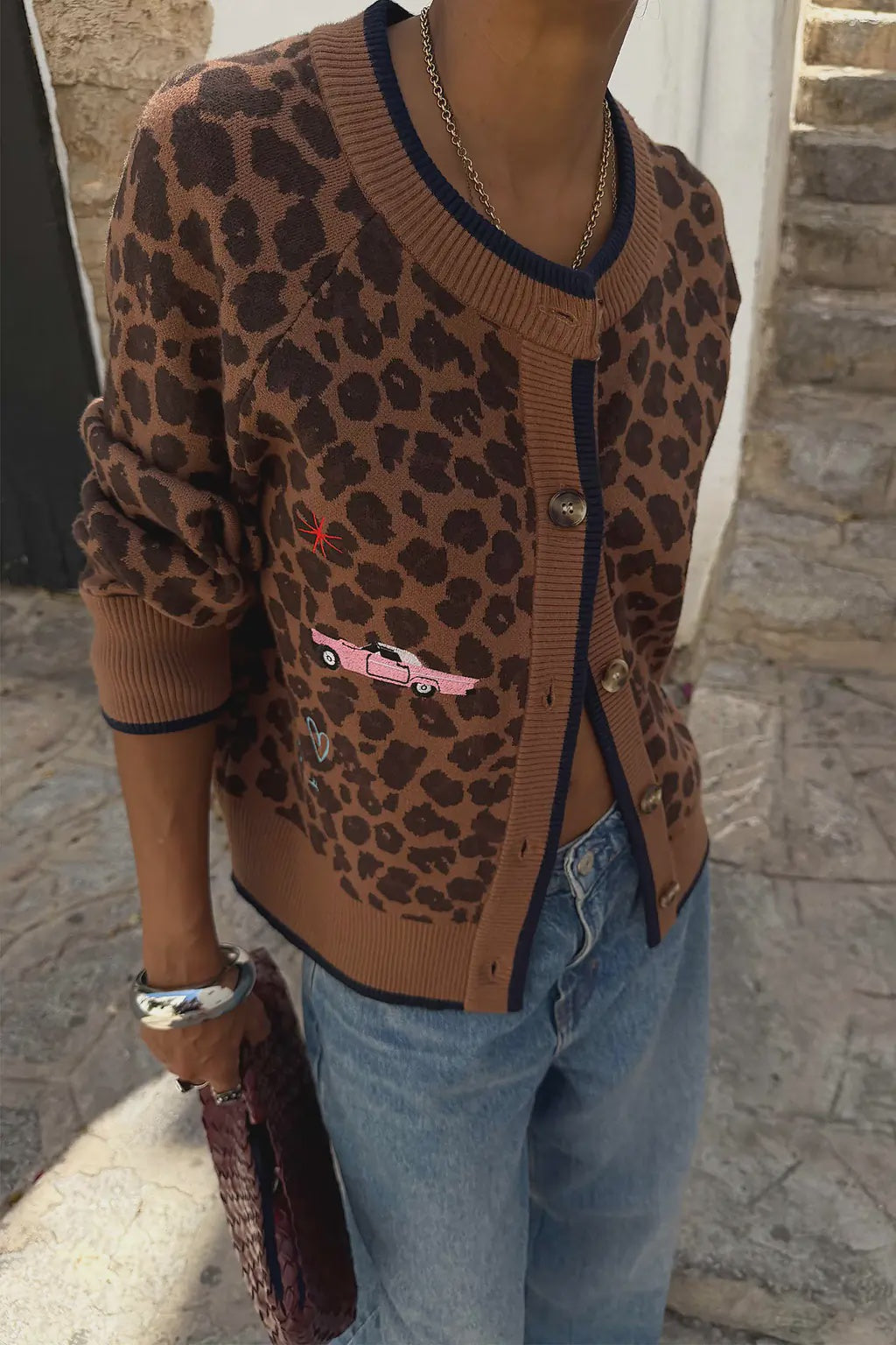 Never Fully Dressed Leopard Cheryl Cardigan