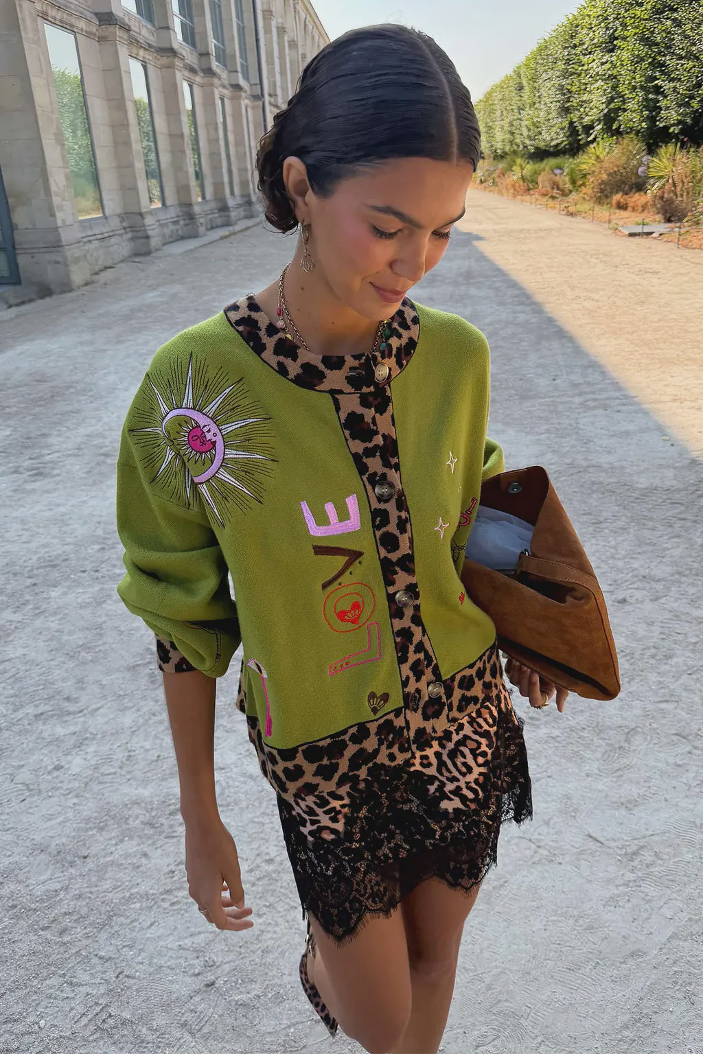 Never Fully Dressed Olive Amore Forrest Cardigan