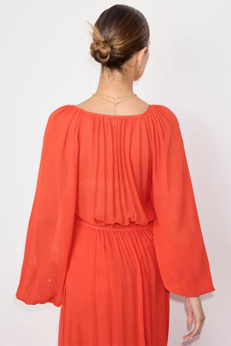 Never Fully Dressed Reign Dress - Red & Pink