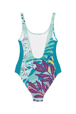 The Loren Isy B. One Piece Swimsuit - Orchid