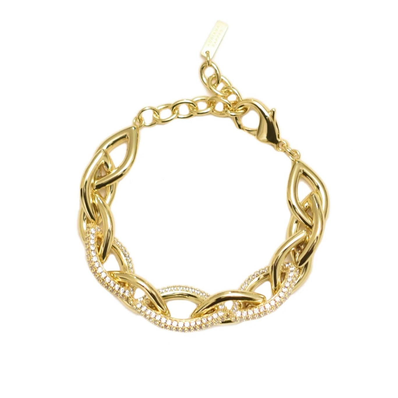 Adriana Pappas - Pave Links Bracelet