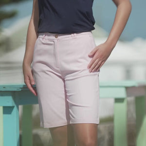 Women's Five-Star Stretch Bermudas - Princess Pink