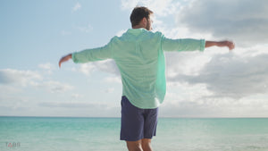 TABS Bermuda Linen Short Navy Video