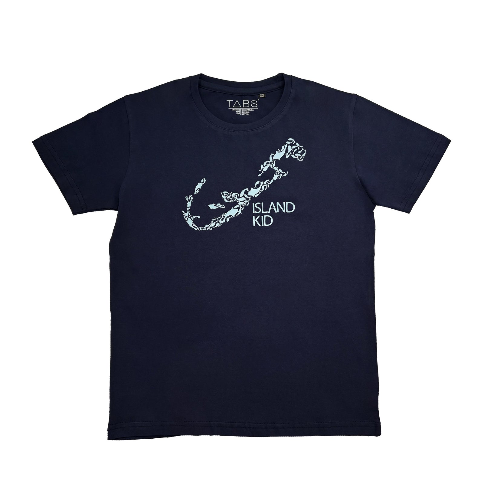 Kid's T-Shirt - Island Kid (Navy)