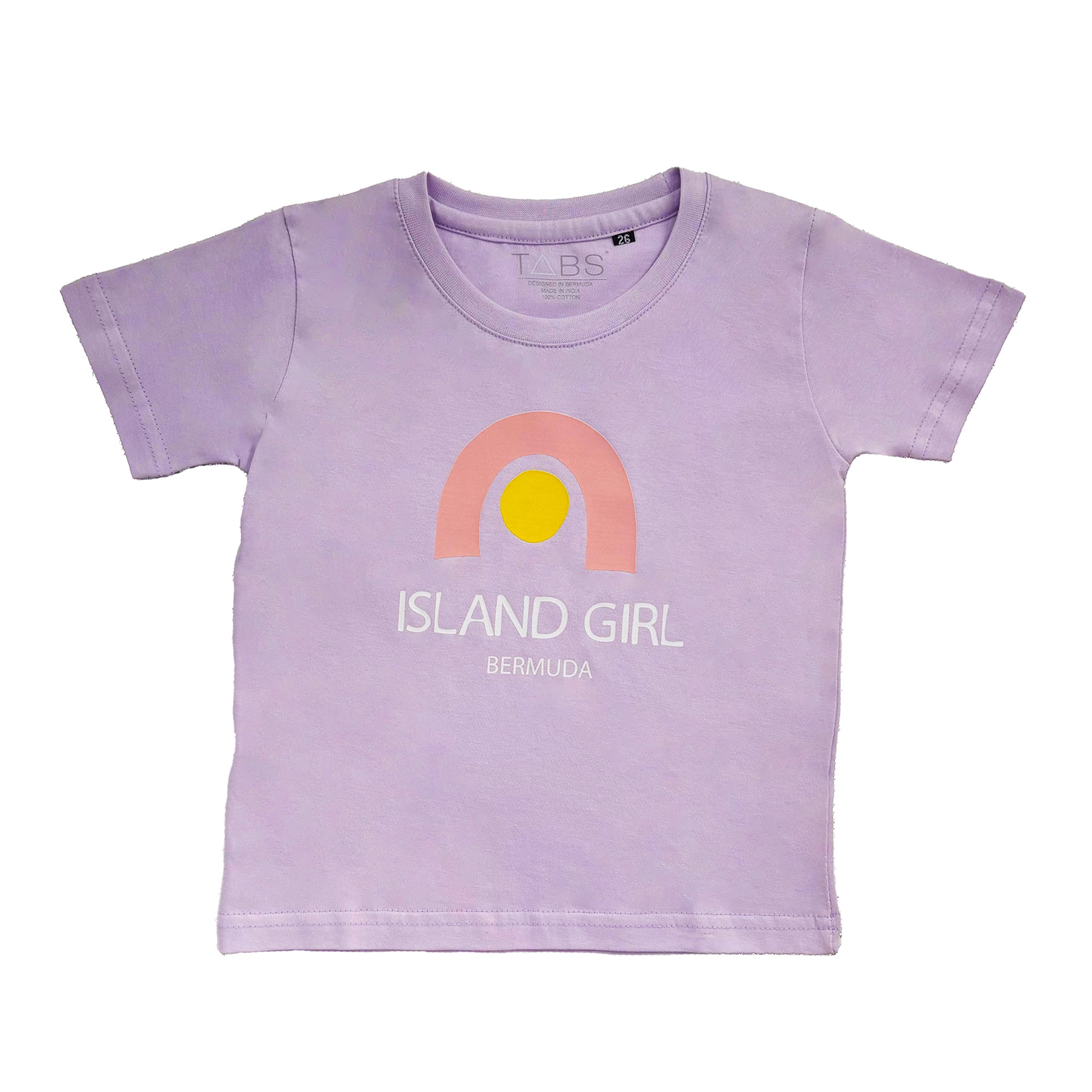Kid's T-Shirt - Island Girl (Purple)