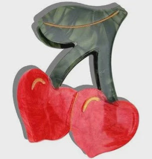 BDA Solar Eclipse Cherry Heart Claw Hair Clip