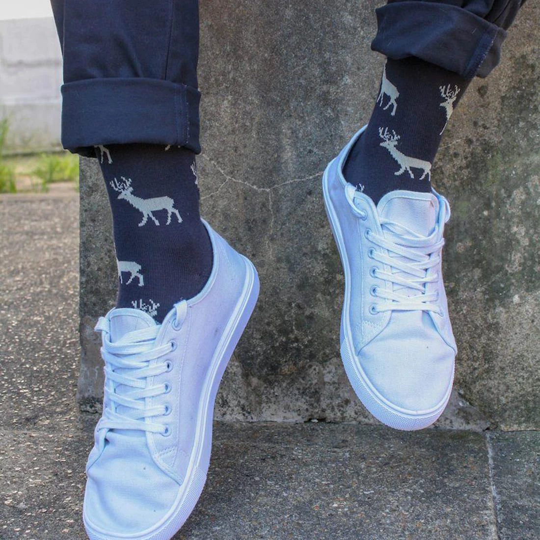 Swole Panda Socks - Deer