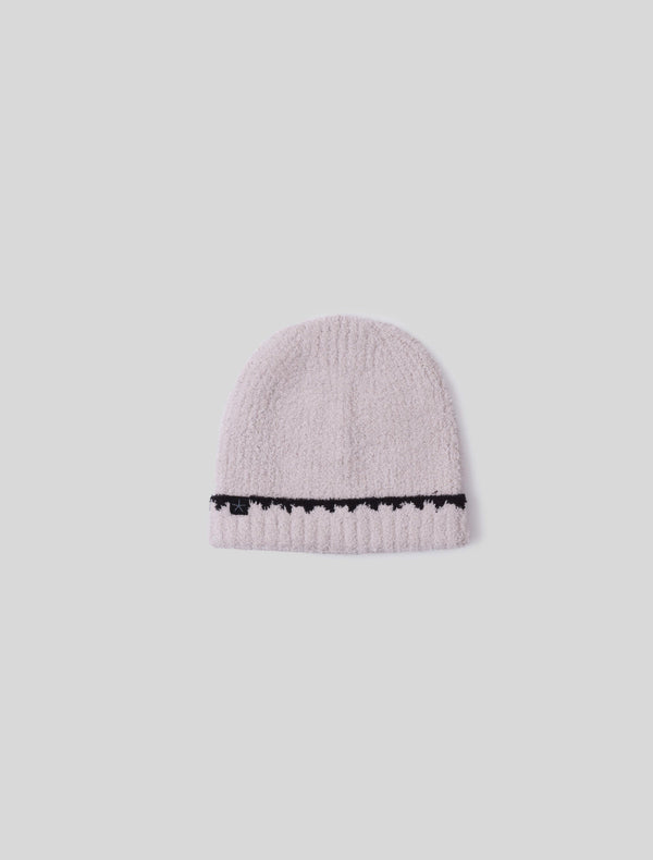 Barefoot Dreams Cozychic Ribbed Blanket Stitch Beanie in Stone #BDWCC25942 NWT D Barefoot Dreams CozyChic Ribbed Blanket Stitch Beanie  main image 3