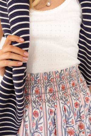Marea Sandra Skirt - Floral Vine
