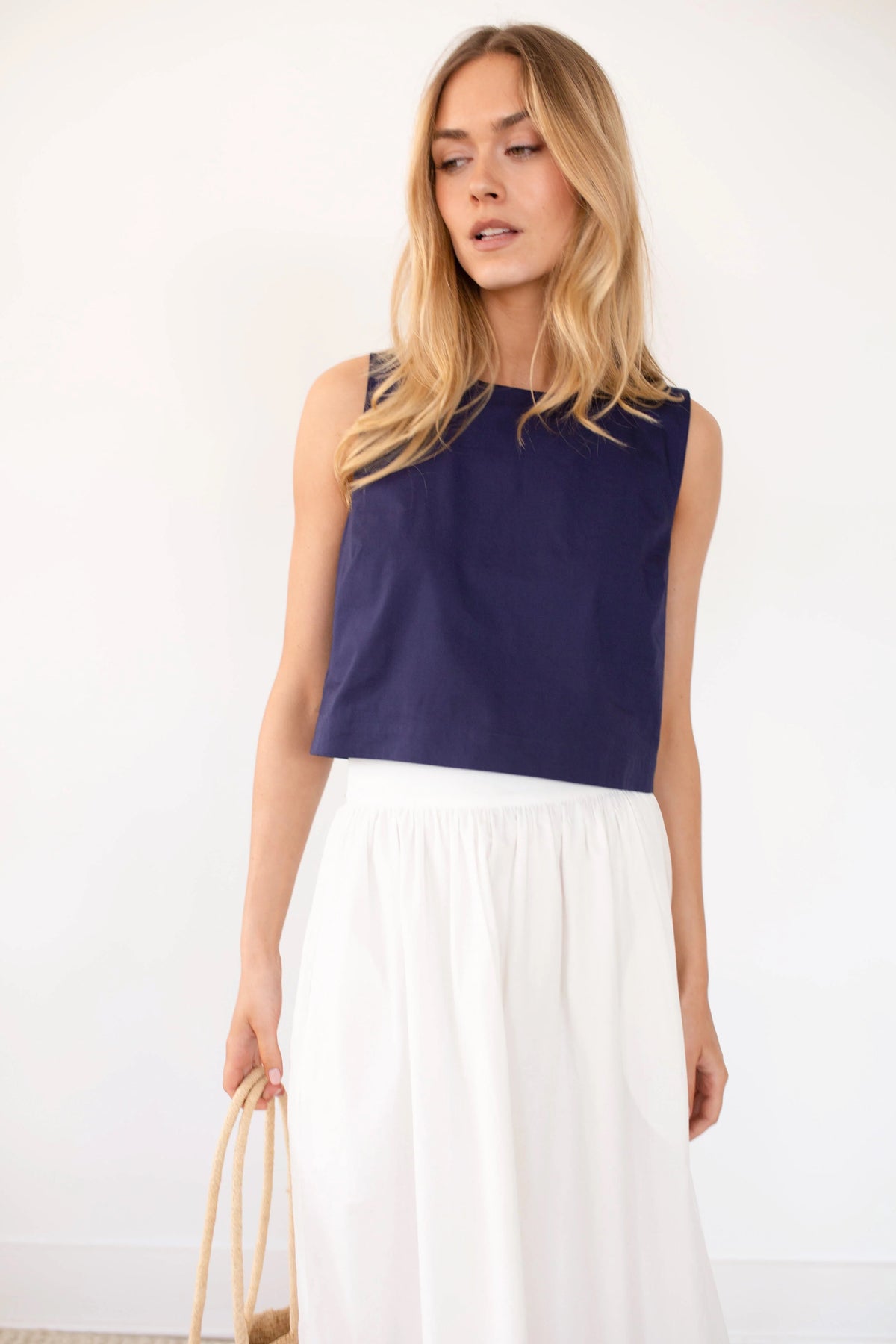Marea Josie Tank - Navy