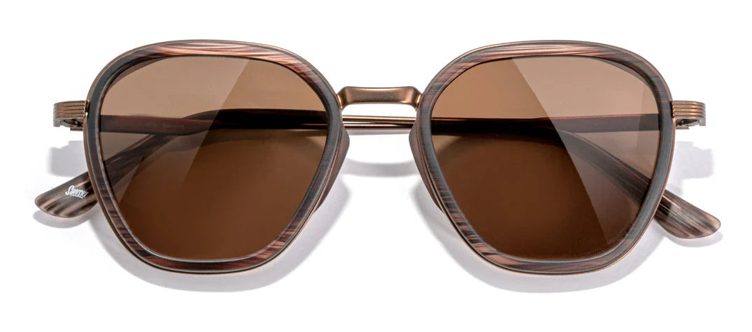 SUNSKI Sunglasses - Bernina Wire Tortoise Amber