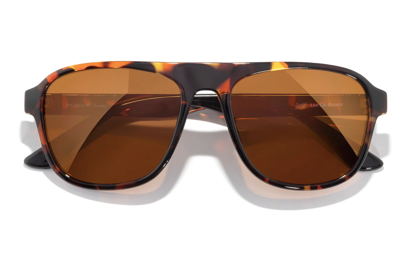 SUNSKI Sunglasses - Shoreline Tortoise Bronze