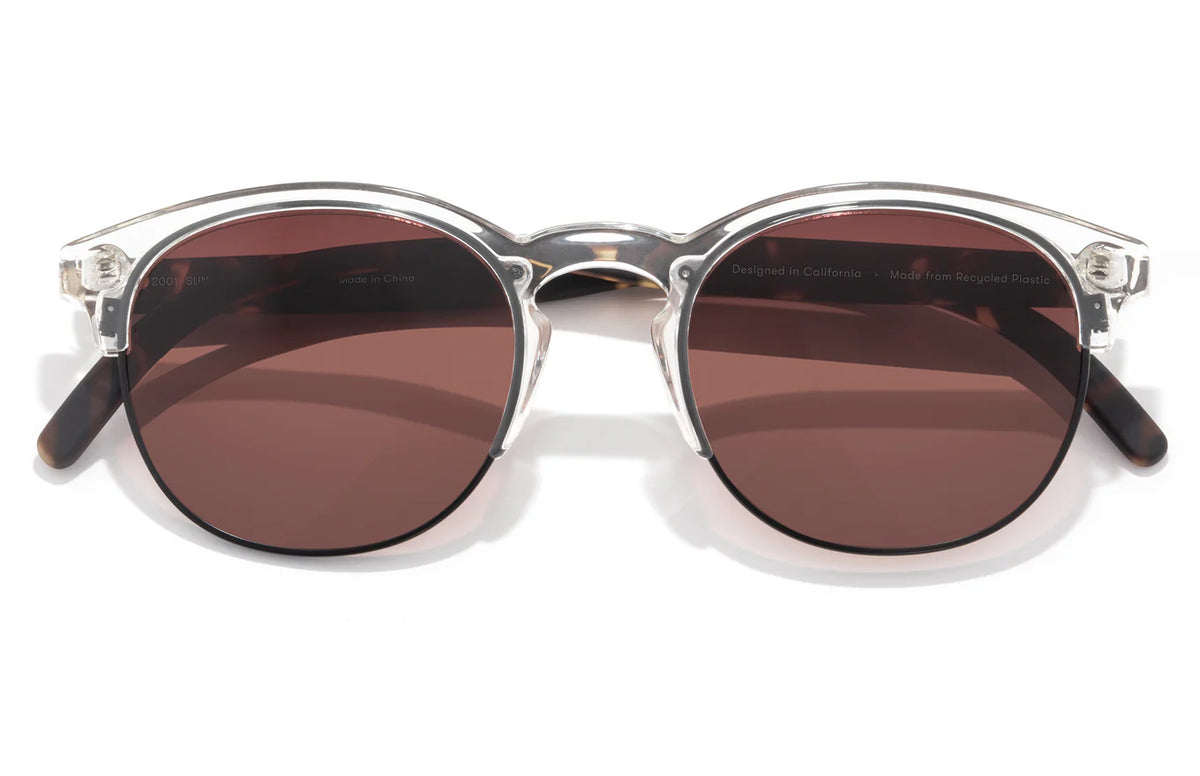 SUNSKI Sunglasses - Avila Clear Tortoise Fade