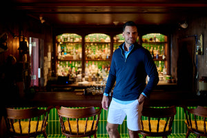 TABS Men's 1/4 Zip Pullover - Salty Navy