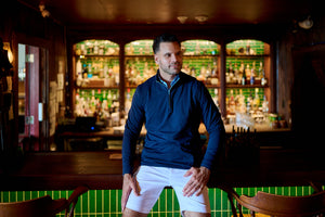 TABS Men's 1/4 Zip Pullover - Salty Navy