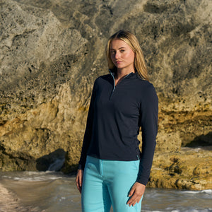 TABS Women's 1/4 Zip Pullover - Royal Navy Dockyard