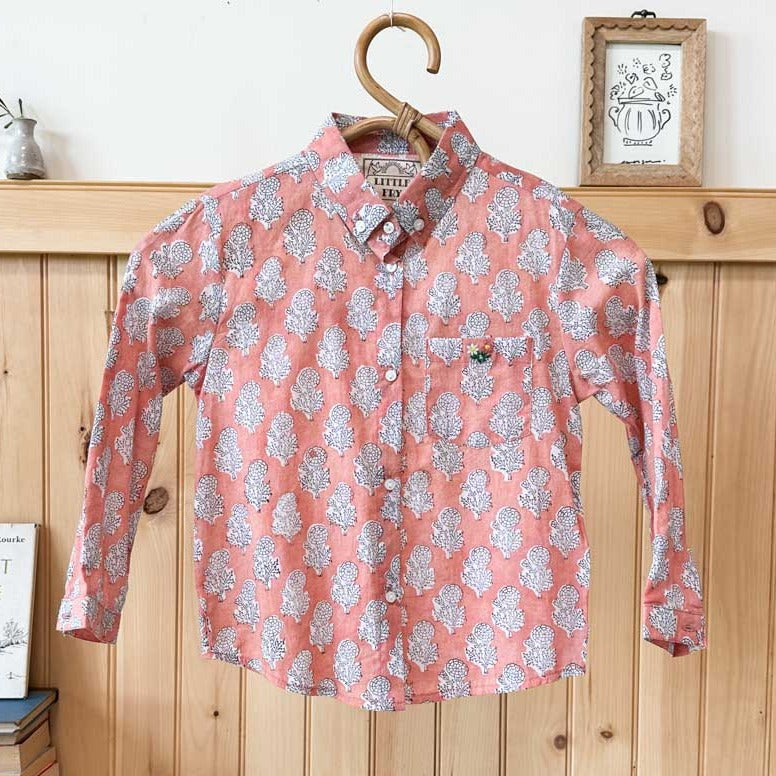 Emerson Fry Little Fry Papa's Shirt - Little Marigolds Apple