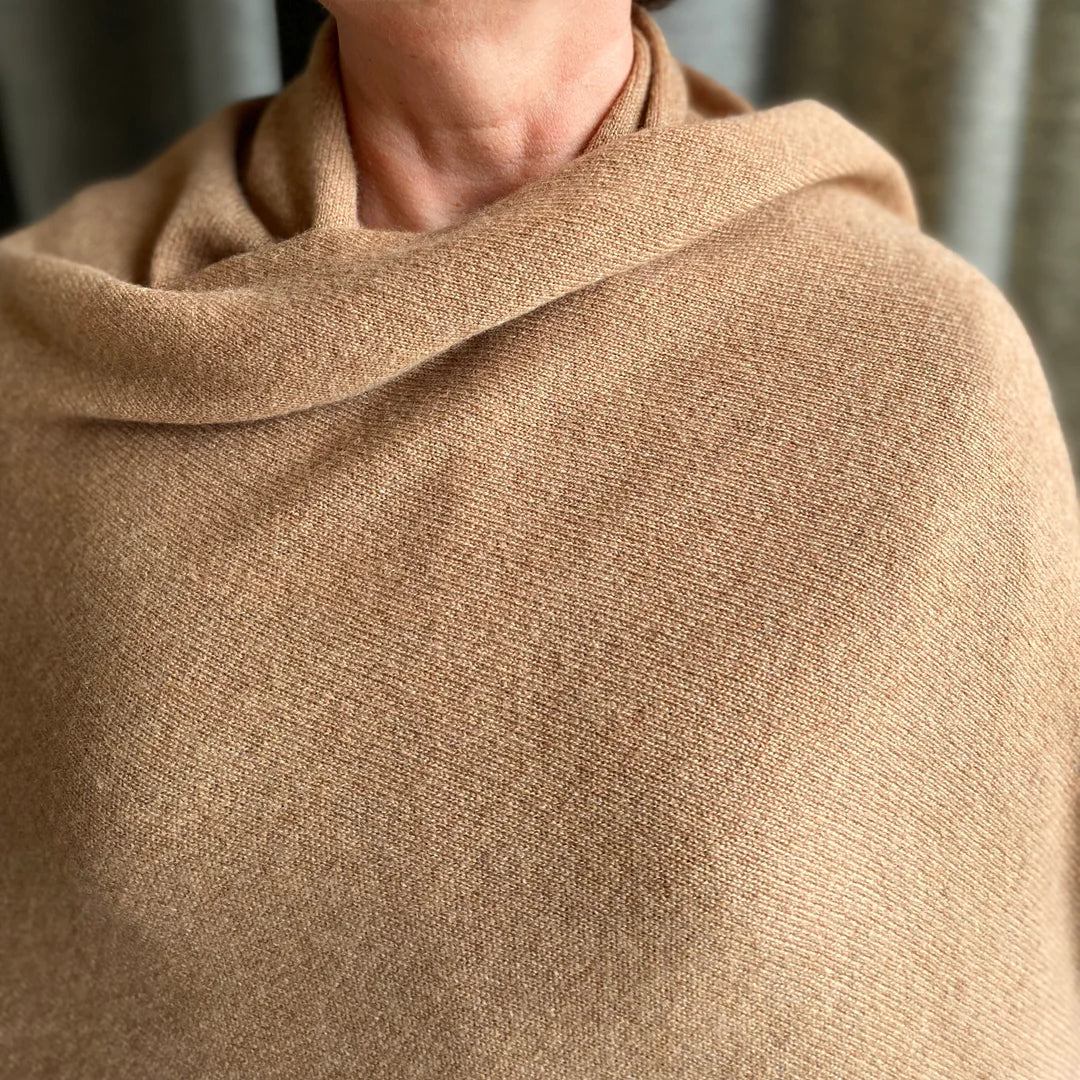 The Loren Brodie Travel Wrap - Camel