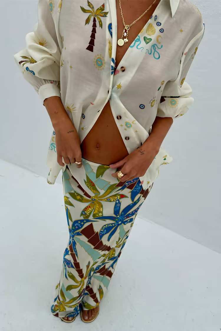 BDA Never Fully Dressed Dorris Skirt - Palm