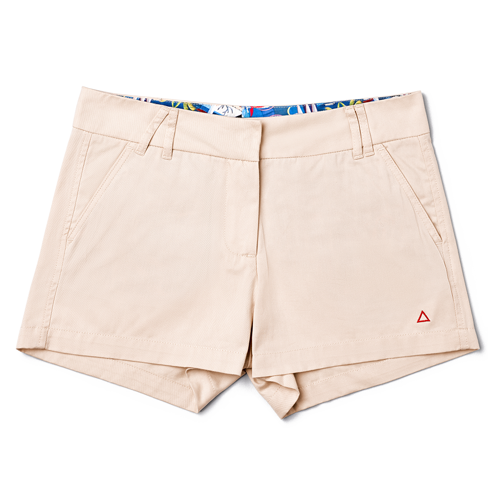 Ladies Beach Beige Bermuda Boaters