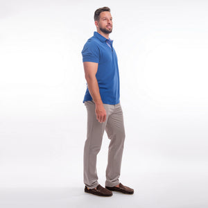 Men's Stretch Cotton Chinos - Cahow Grey
