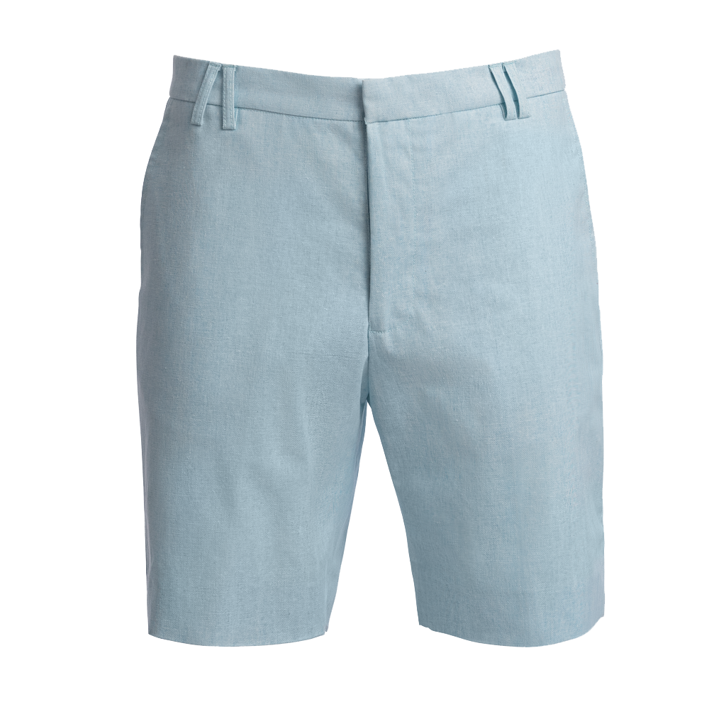 Bermuda Shorts in Cotton Linen Blend Tagged