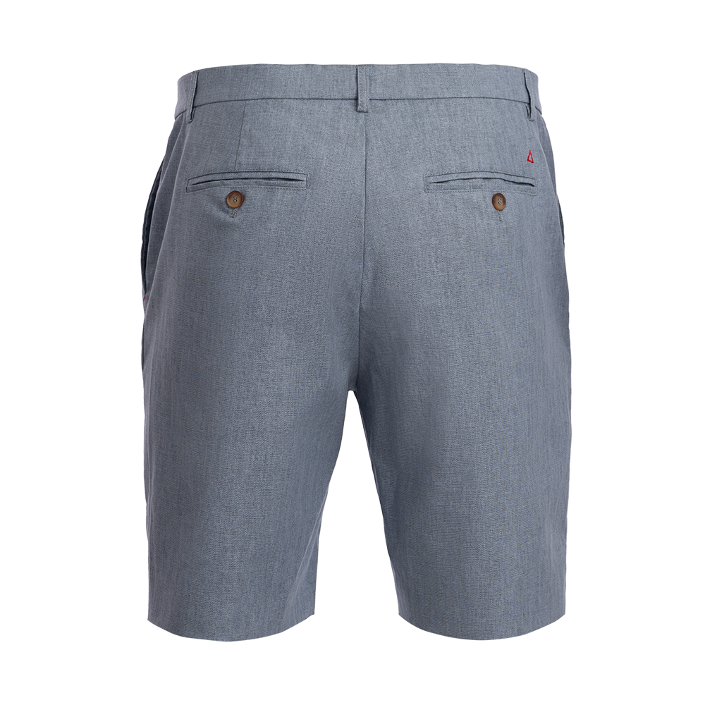 Blue Heron cotton linen Bermuda shorts
