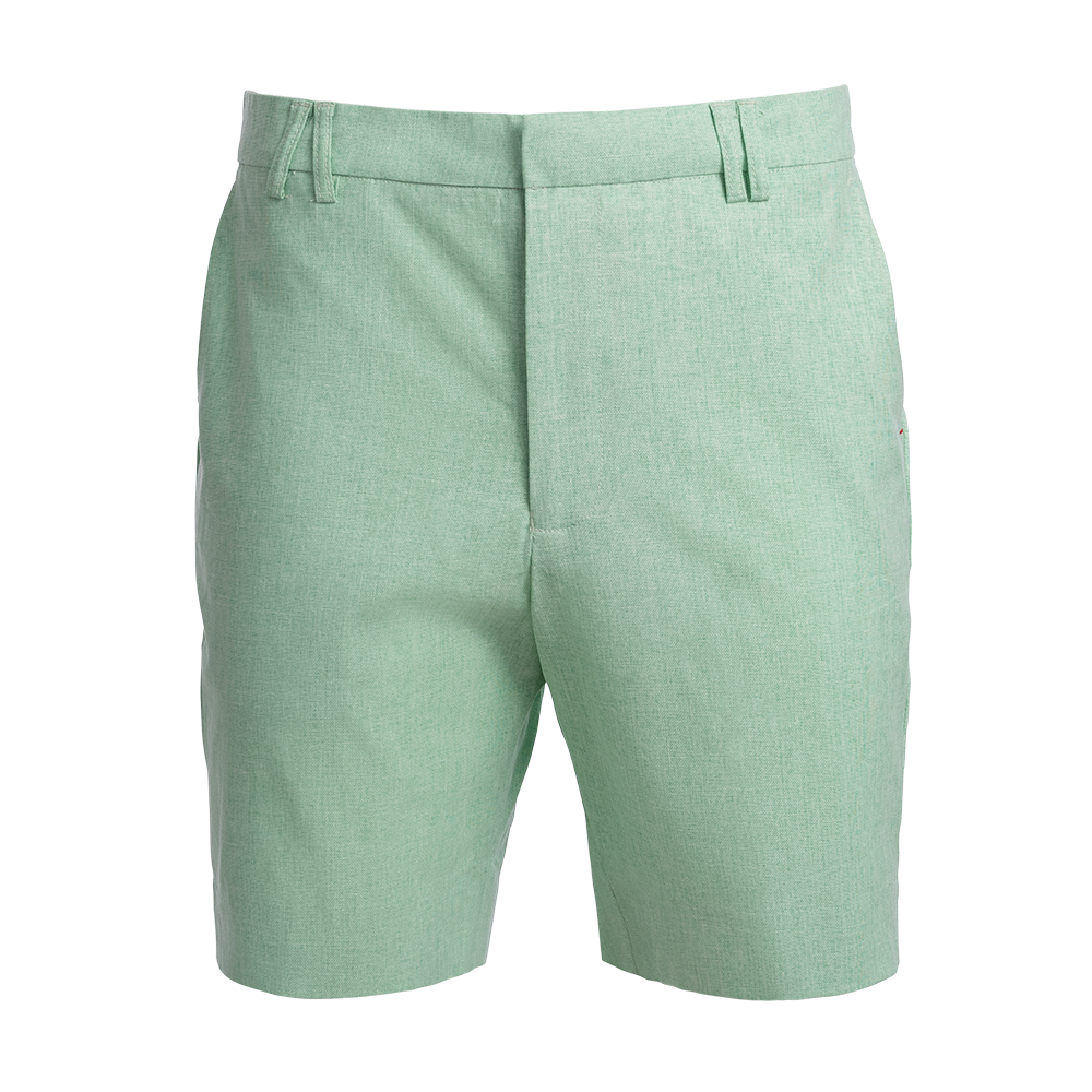 TABS Mens Sea Glass Green cotton linen Bermuda shorts