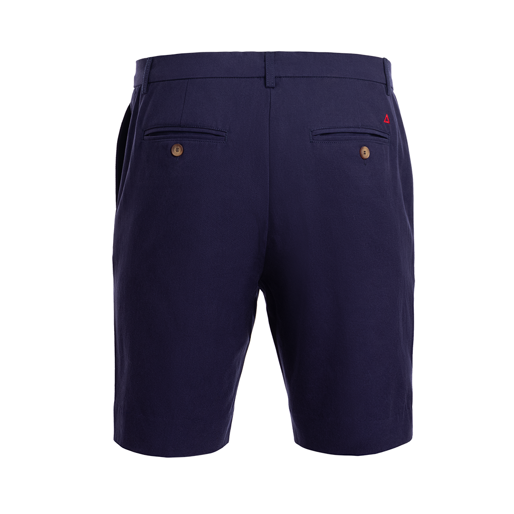 TABS Mens North Rock Navy cotton Bermuda shorts