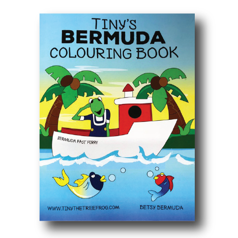 Tiny the Tree Frog - Tiny's Bermuda Colouring Book
