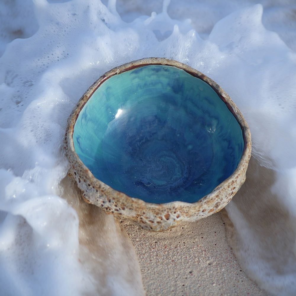 Jon Faulkner Pottery Bermuda Rockpool - Medium