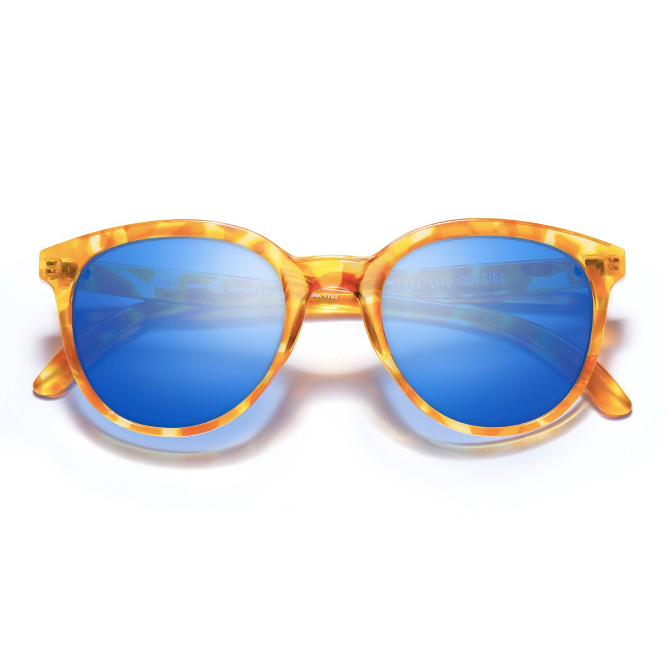SUNSKI Sunglasses - Makani Blonde Tortoise Aqua