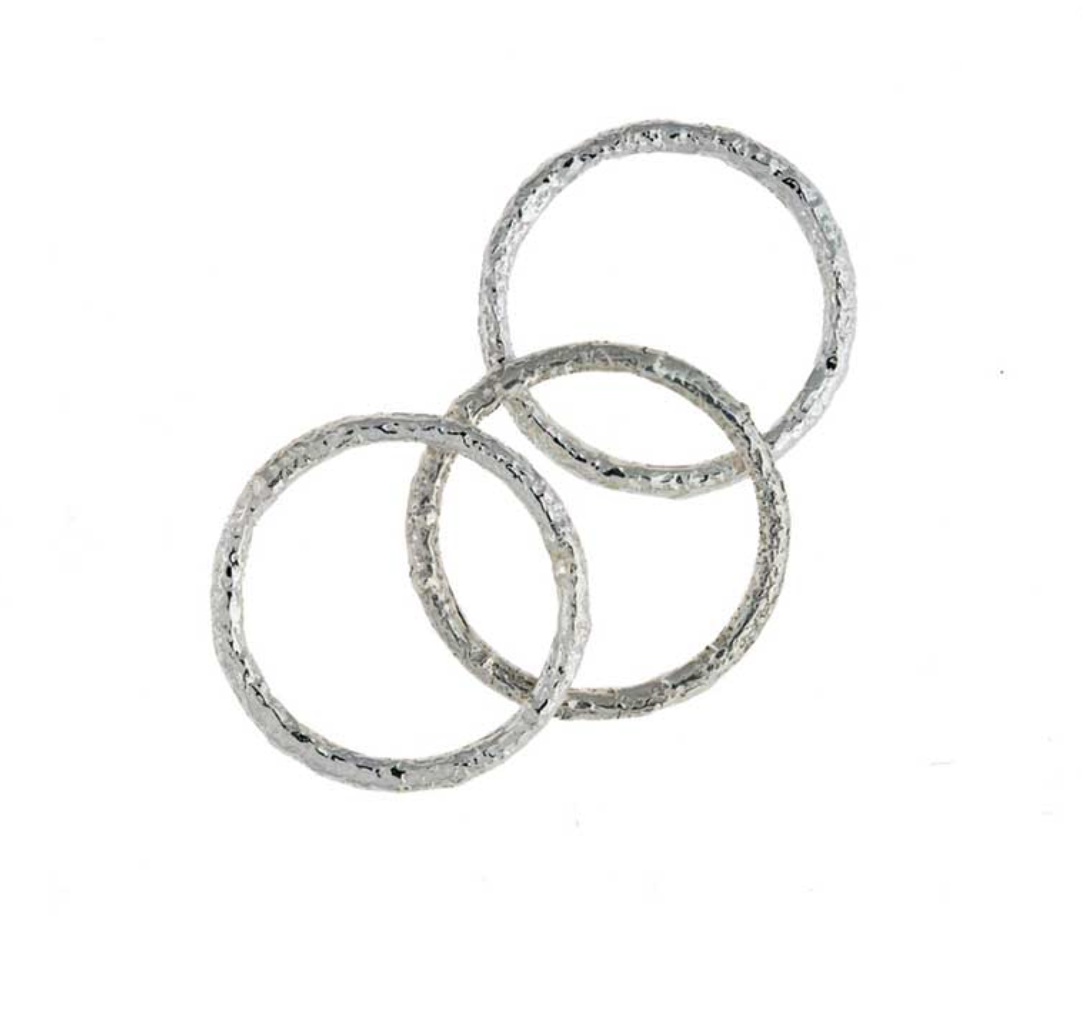 Airy Heights Bermuda Cedar Branch Stacking Ring - Silver