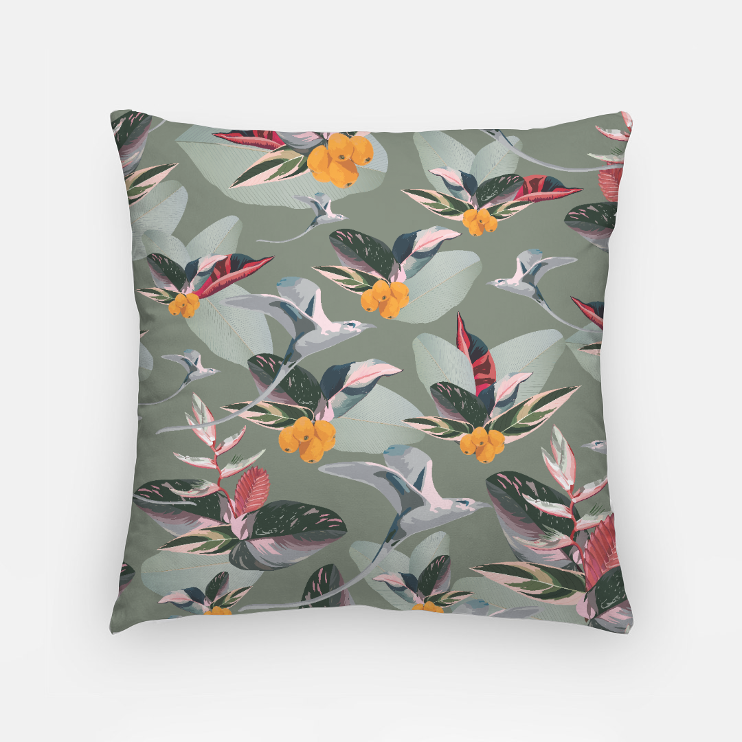 TABS 18" Cushion Cover with Insert - Fern