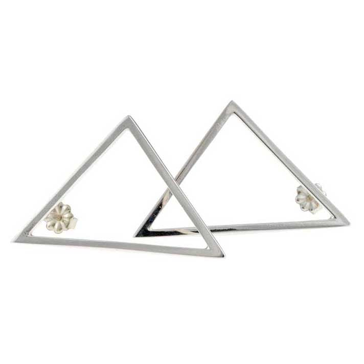 Airy Heights Sterling Bermuda Triangle Earrings