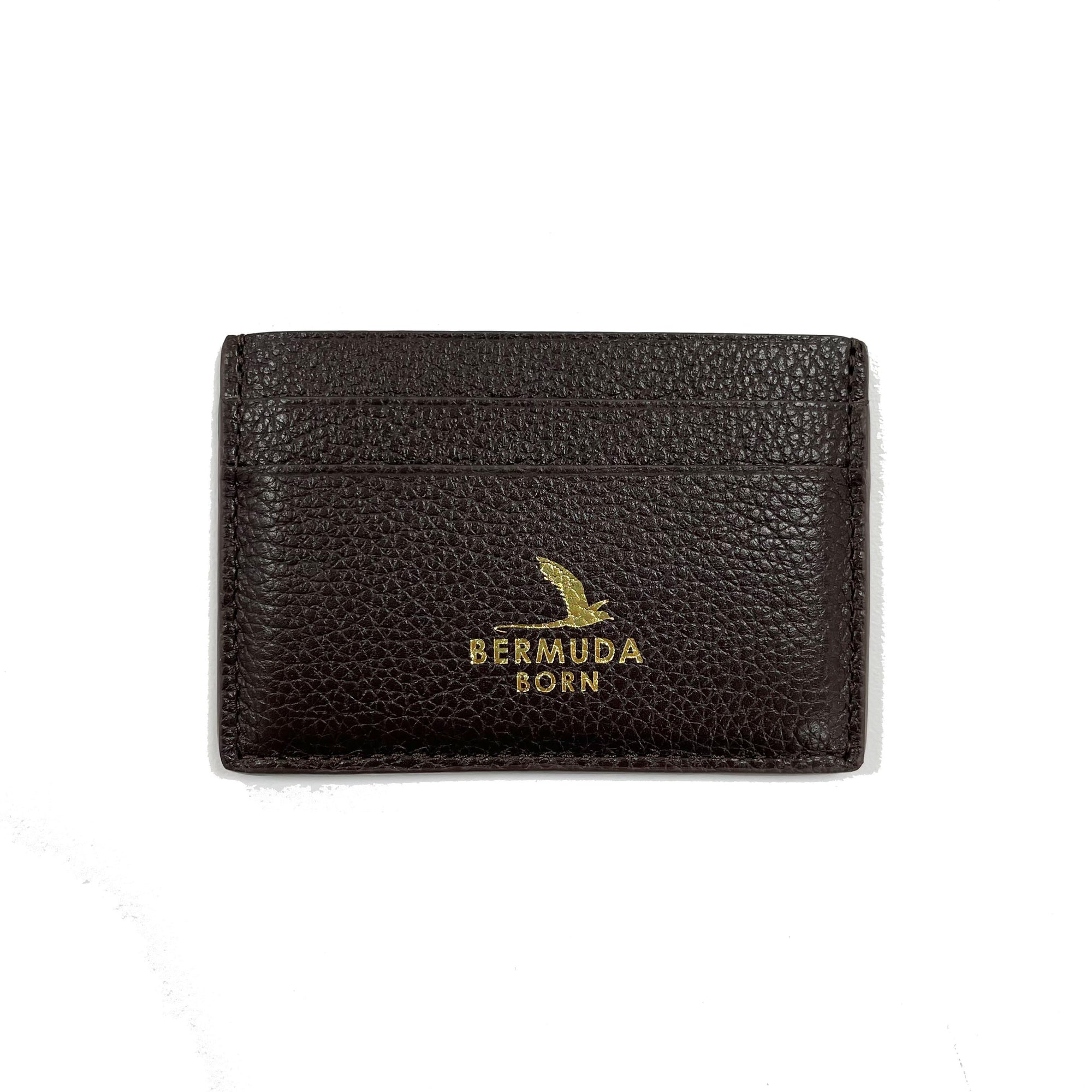 Bermuda Born Card Holder - Brown