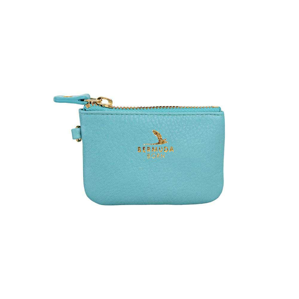 Bermuda Born Longtail Coin Purse - Aqua
