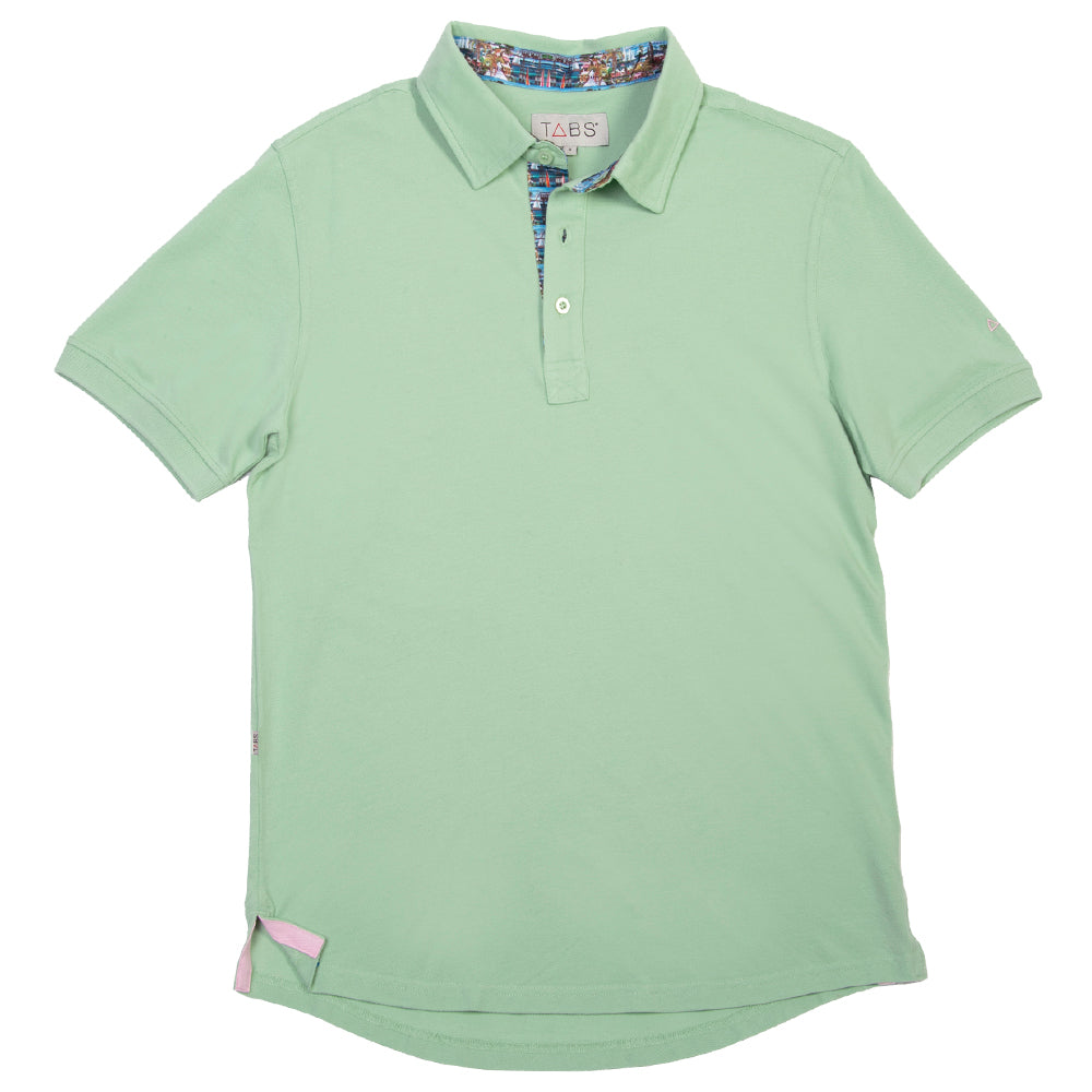Men's Cotton Polo - Bermuda Grass