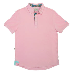 Men's Performance Polo - Bermuda Pink