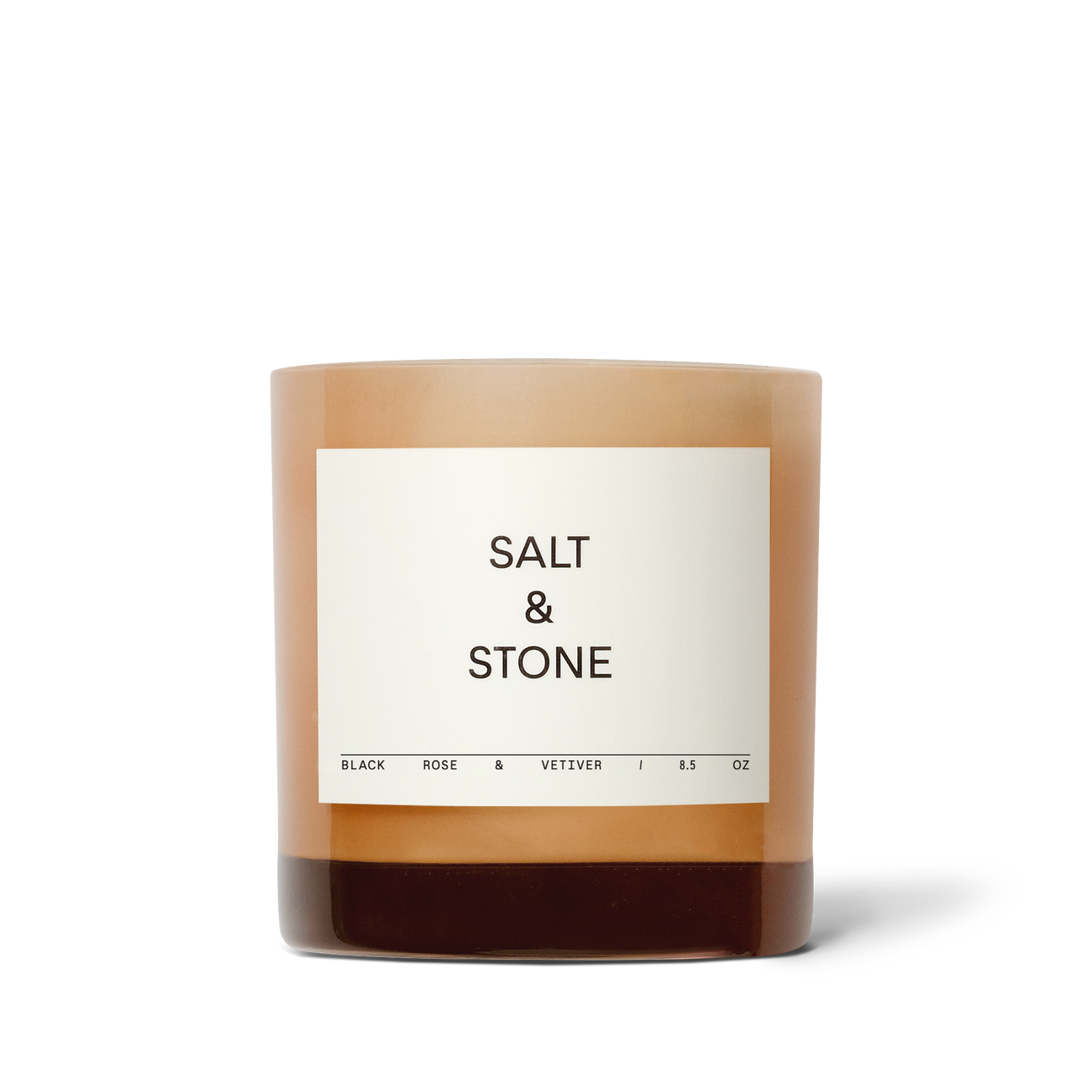 Salt & Stone Candle - Black Rose & Vetiver