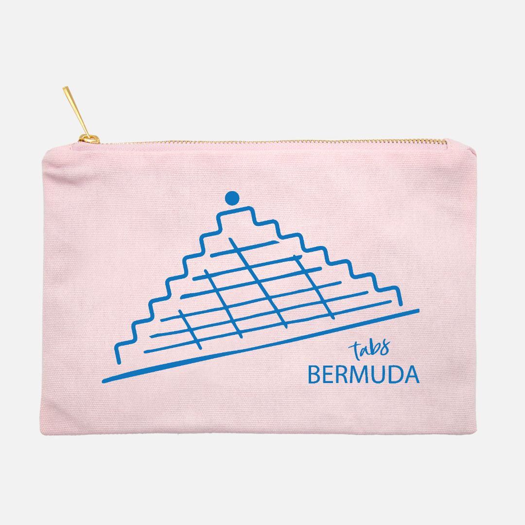 TABS Canvas Clutch Roof - Pink