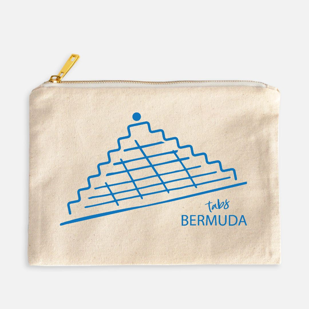 TABS Canvas Clutch - Roof