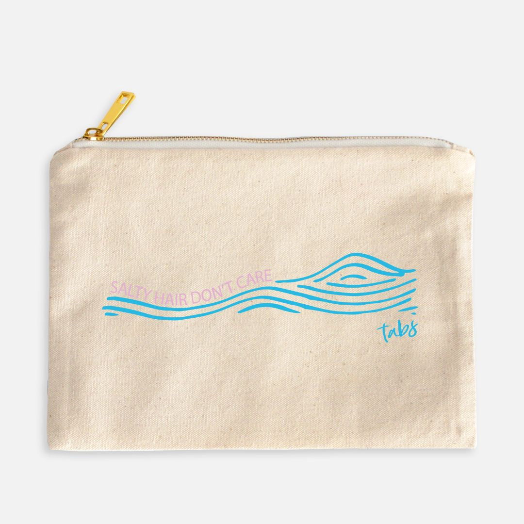 TABS Canvas Clutch Wave - Natural