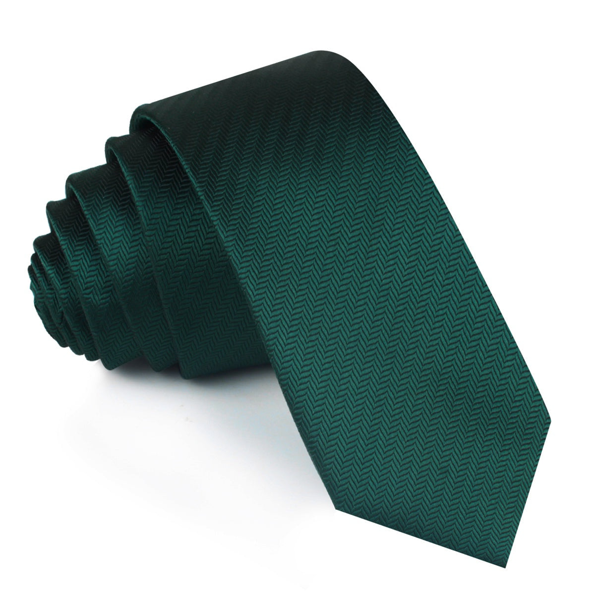 OTAA Tie - Green Herringbone
