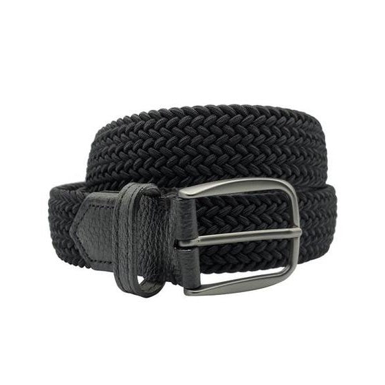 F. H. Wadsworth Elastic Stretch Belt - Black
