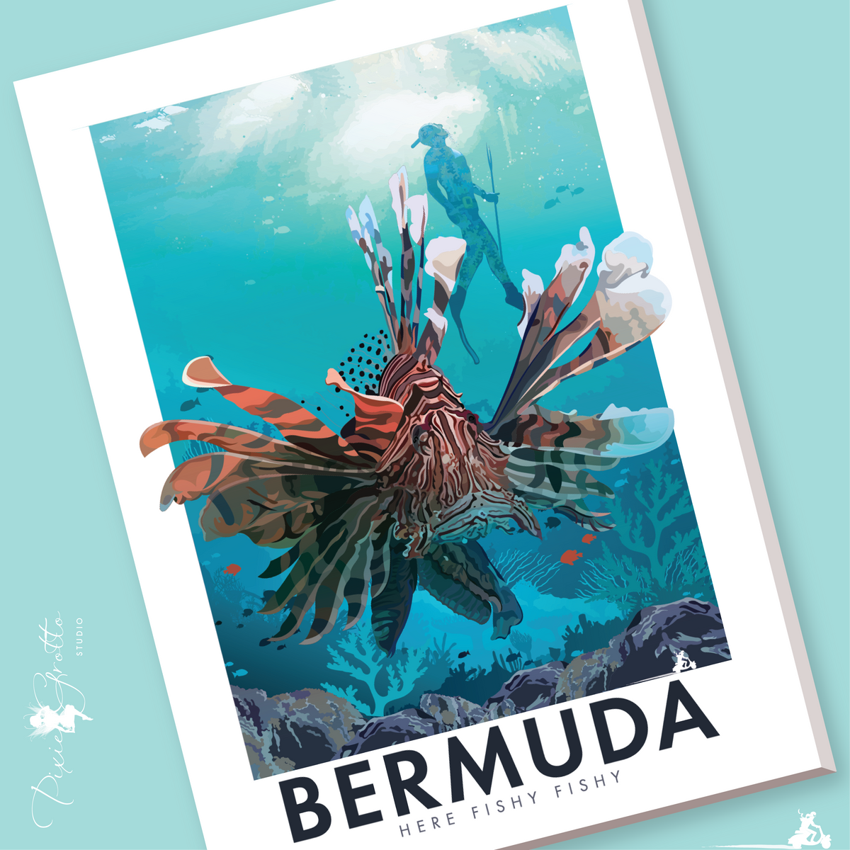 Pixie Grotto Here Fishy Fishy